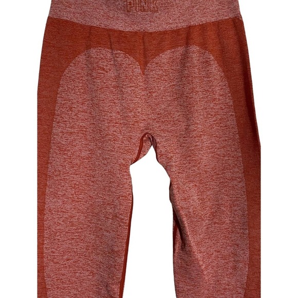 Victoria Secret PINK Seamless Workout Tight High Waist Leggings Cinnibar Marl M - Picture 6 of 7